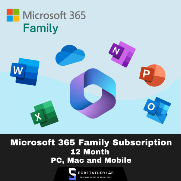 Microsoft 365 Family | 1 Year Subscription