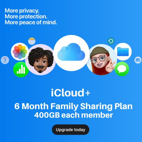 400GB iCloud Storage Upgrade