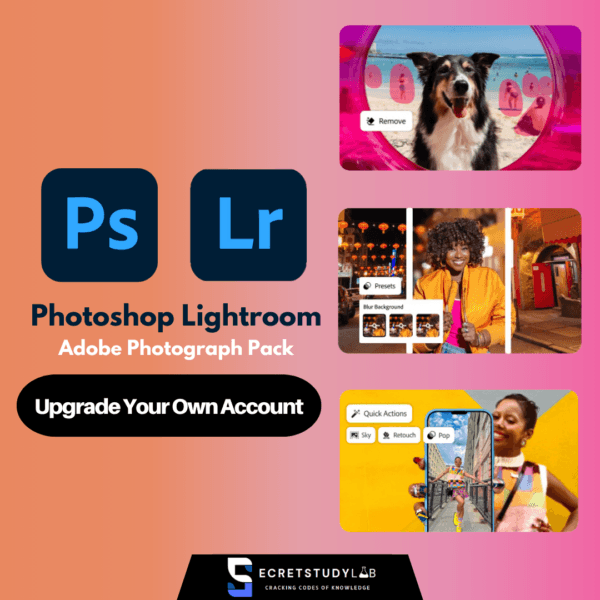 Adobe Lightroom Photoshop | 1-Year Original License