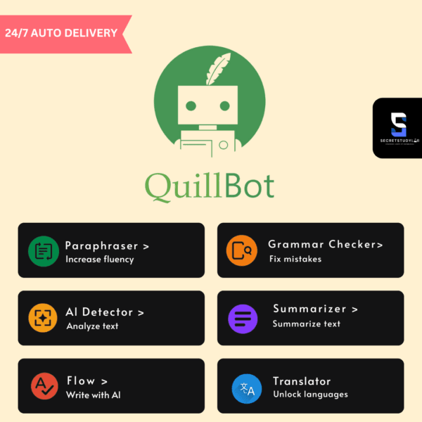 Quillbot | Premium Plan Shared Account